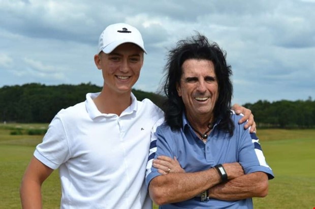 Alice Cooper spelade golf i Vallda