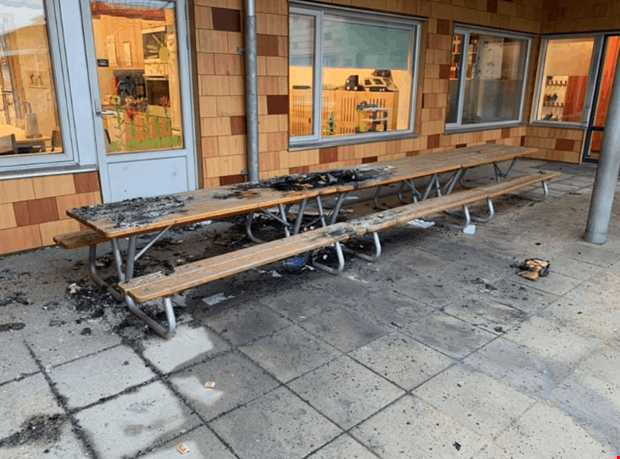 Polisen vill f in tips efter eldning vid frskola