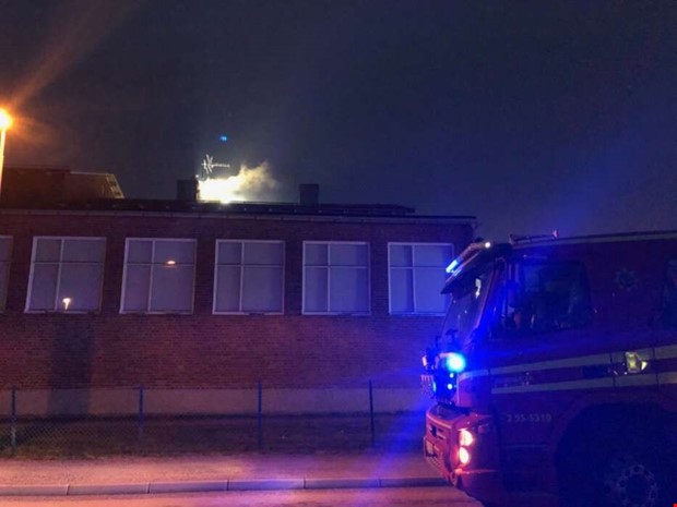 Brand i Allskolan