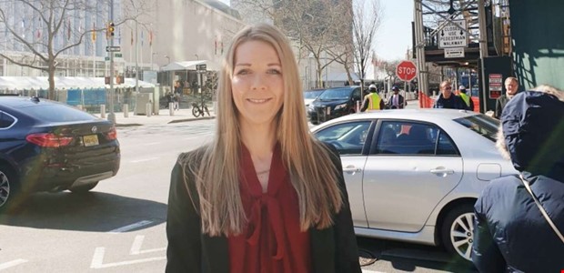 På FN-toppmöte om hennes hjärtefrågor På FN-toppmöte om hennes hjärtefrågor