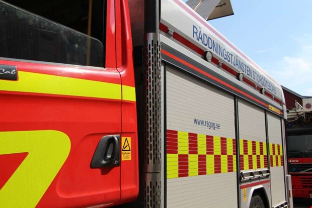 Kraftig brand i villa Kraftig brand i villa