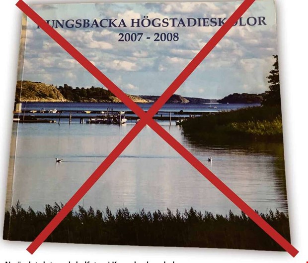 Slut med skolfotografering i Kungsbacka