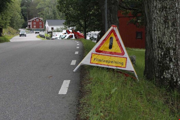 Hemligt nr tv-serie filmades i kommunen