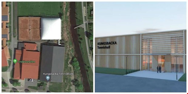 Frslaget  gr om tennishallen till idrottshall