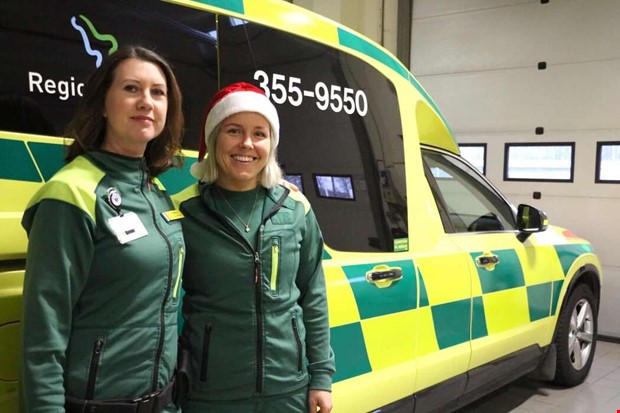 Folk r sjuka ven p julafton