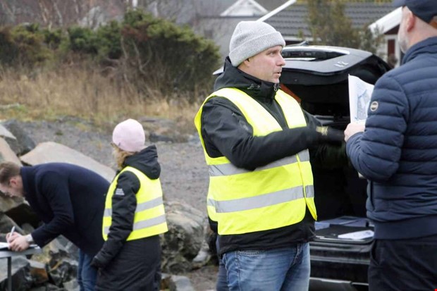 Visning av nya tomter lockade