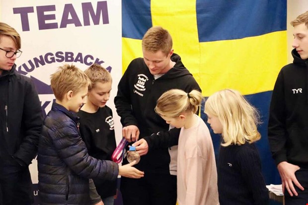 Erik Persson årets simmare – utan att veta om det