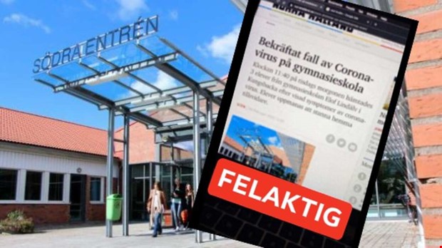 Fejk-artikel polisanmld