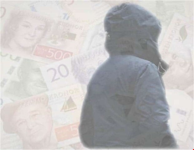 Karin blev utsatt f�r ekonomiskt v�ld