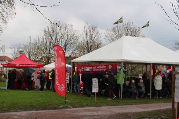 F�rsta maj firas via l�nk