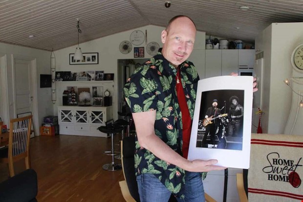 Meriterad fotograf visar Springsteen