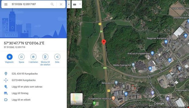 Varnar fr rdjur p motorvgen