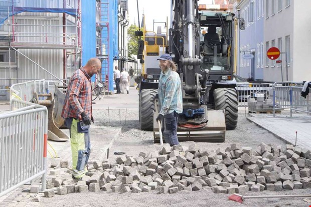 Nu fixas stadens gator och torg