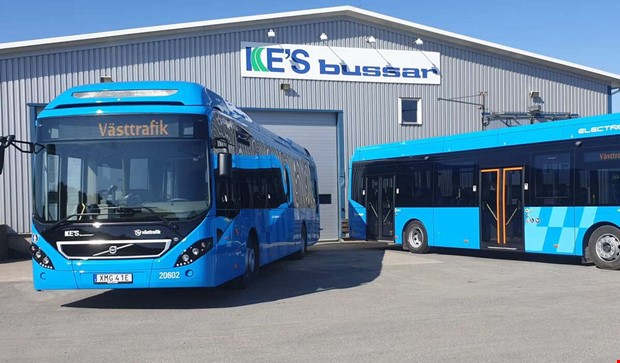 Laddad start f�r elbussar