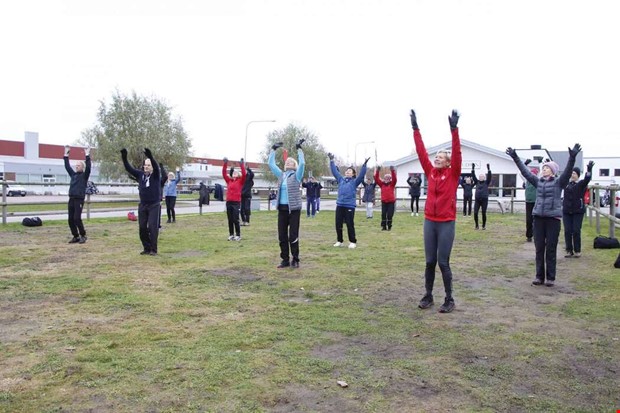 Gympar ute i ur och skur