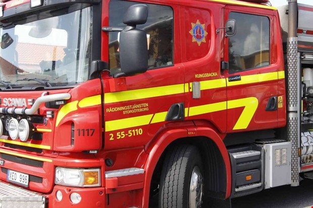 Brand i elskåp orsakar strömavbrott Brand i elskåp orsakar strömavbrott