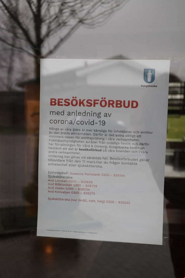 Förlängt besöksförbud på boenden