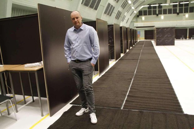 Hallen klar att tas i bruk f�r vaccinering