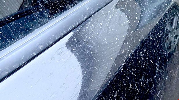 Sandstorm fr�n Sahara �ver Kungsbacka