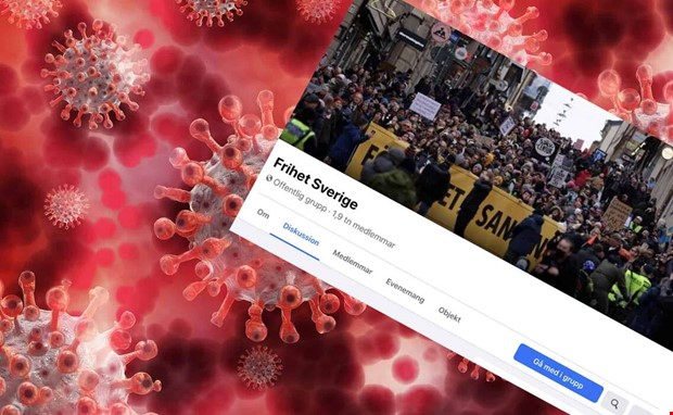 Kullaviksfretagare bakom corona-manifestation