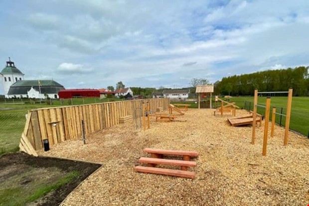 Kyrkans utegym redo att invigas