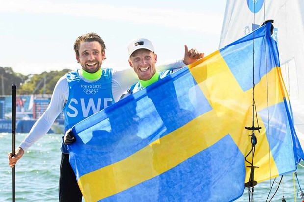 Fredrik Bergstr�m seglade hem OS-silver