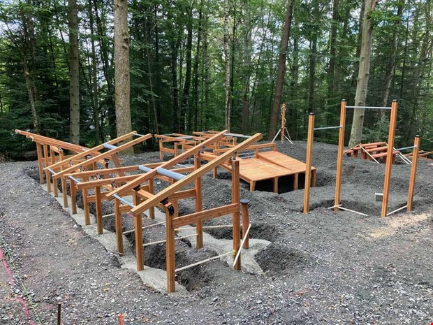 Utegym till Kungsbackaskogen