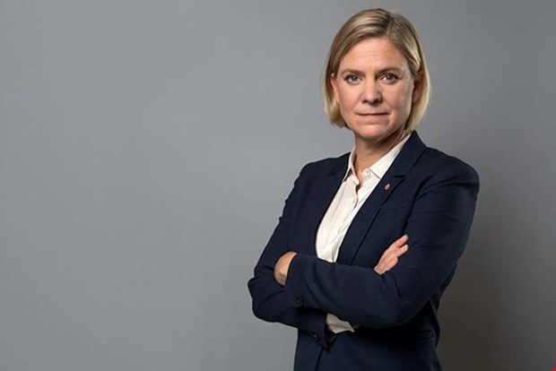 Andersson f�rsta kvinnliga statsministern