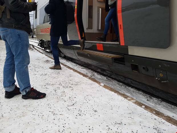 Bara mindre tgrder fr sjunkande perrong