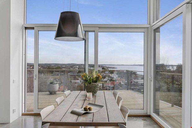 Vidsträckt utsikt från klickat hus Vidsträckt utsikt från klickat hus