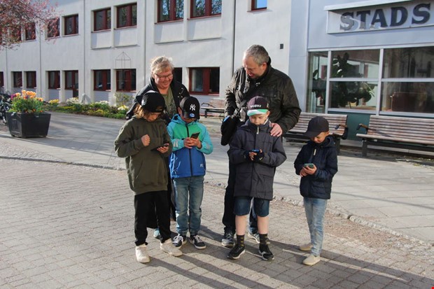 Fngar legendarer under promenad