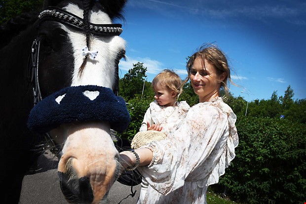 Tre�riga Celine firade segern mot cancern