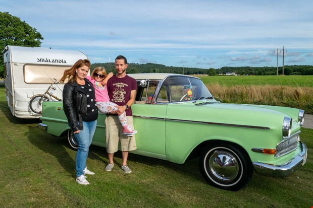 Retrocamping med vnner och musik
