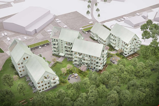 ver 100 nya lgenheter planeras  vid Forsglntan