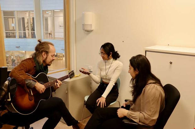 Workshop fr unga artister p Fyren