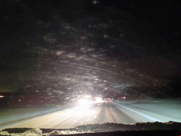 Fyra olyckor i Kungsbacka i snovdret