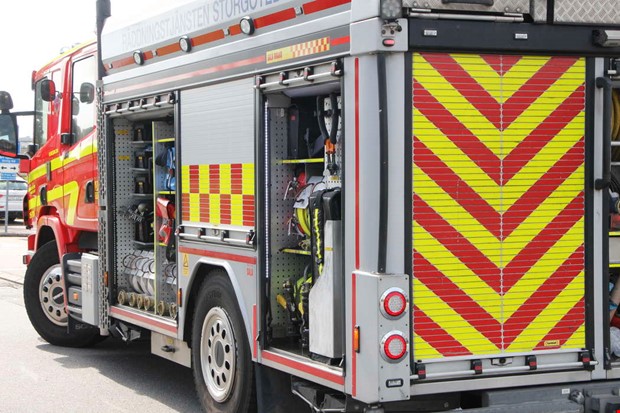 Brand i villa i Iserås Brand i villa i Iserås