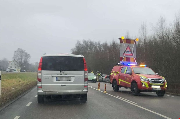 Trafikolycka p Varbergsvgen