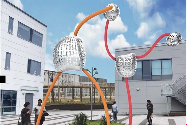 Mrklig varelse ska pryda skolgrd i Varla