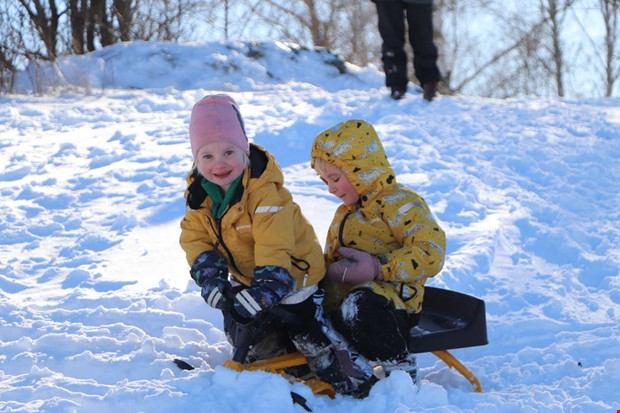 Full fart för många i härligt vinterväder Full fart för många i härligt vinterväder