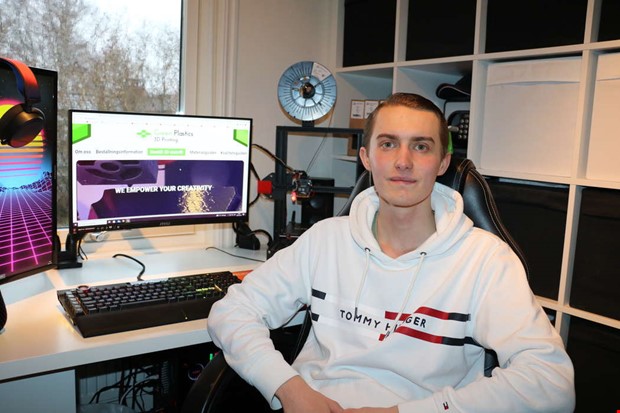 Jesper blev en av vinnarna p UF-mssan 