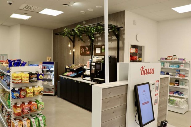 Vg av stlder p Hede station