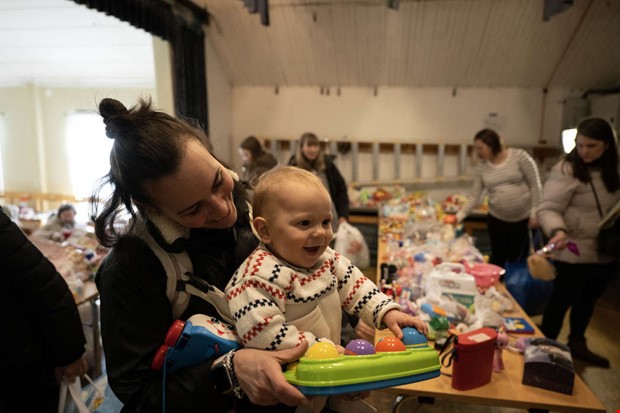 Barnmarknad lockade massvis med folk 