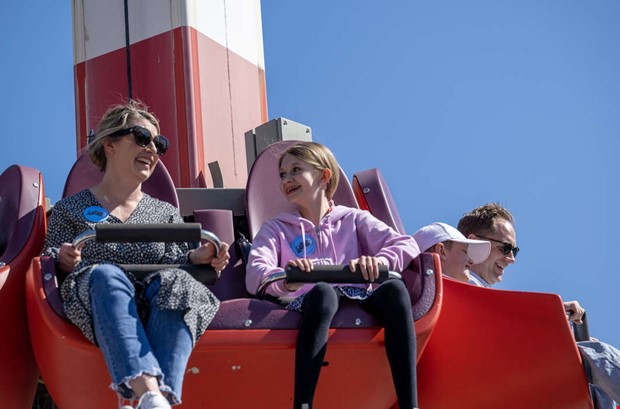 Världspremiär inledde besöket på Liseberg