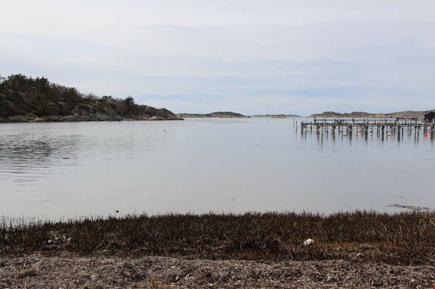Dagvattenledning blir kvar vid badplatsen