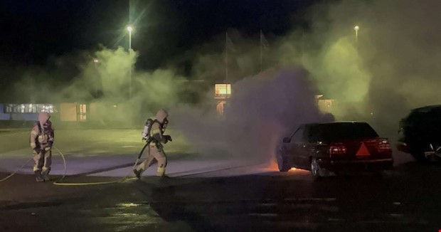 TV: A-traktor började brinna under färd TV: A-traktor började brinna under färd