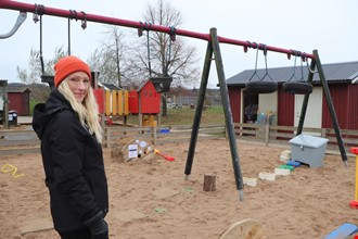 F�rskolans utemilj�er ska hj�lpa barn att l�ra