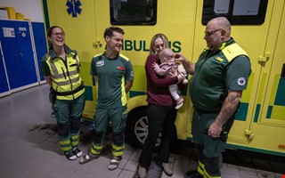 Jenni fick en stroke � tacksam f�r den snabba hj�lpen