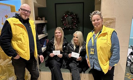 Tre ton�ringar vann nattvandrarnas t�vling 