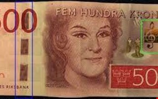 Polisman hade falska sedlar